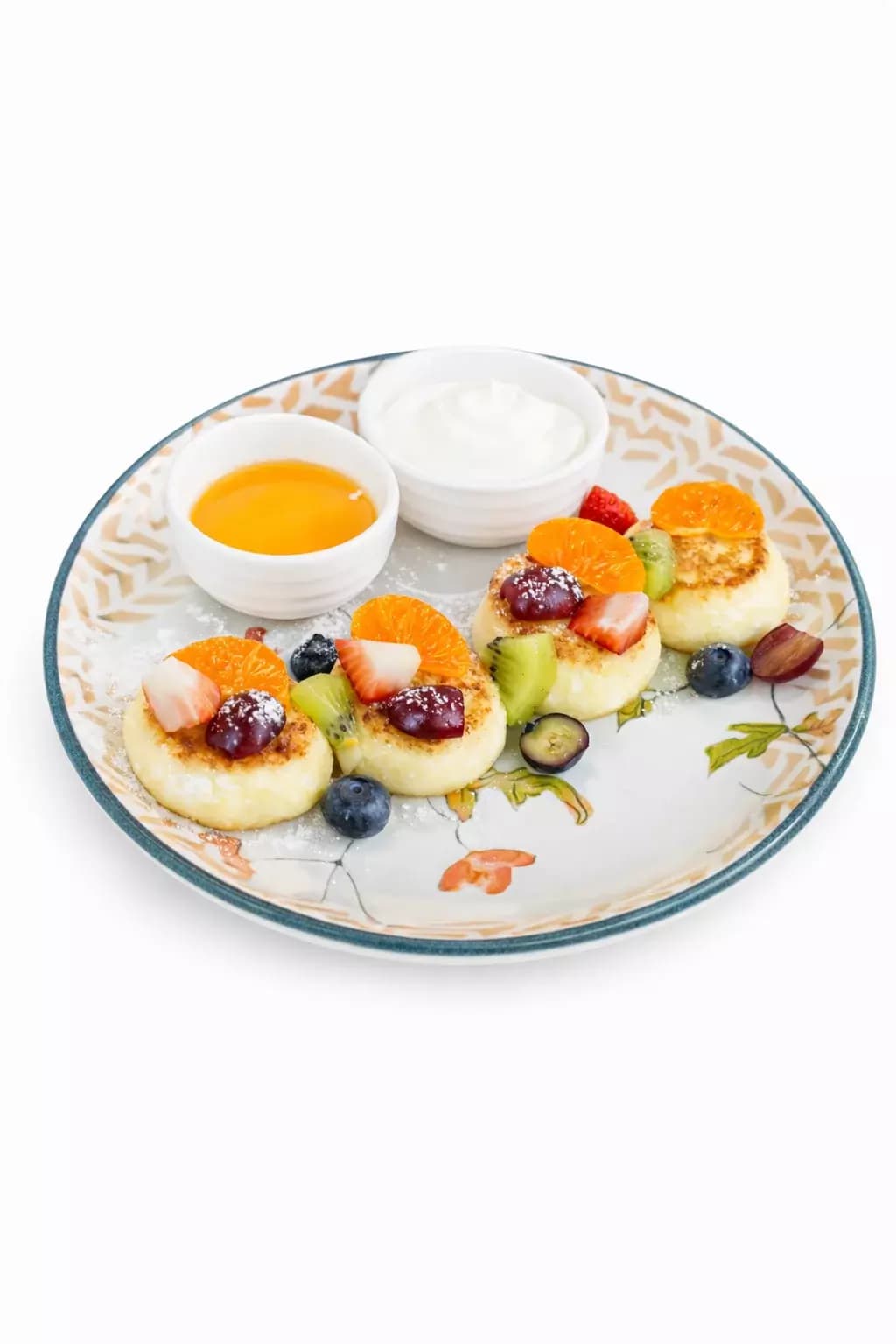 с сезонными фруктами